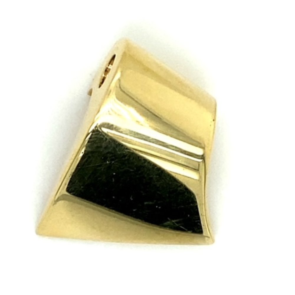 Rare Michael Sugarman 18k Gold Abstract Slide 1"